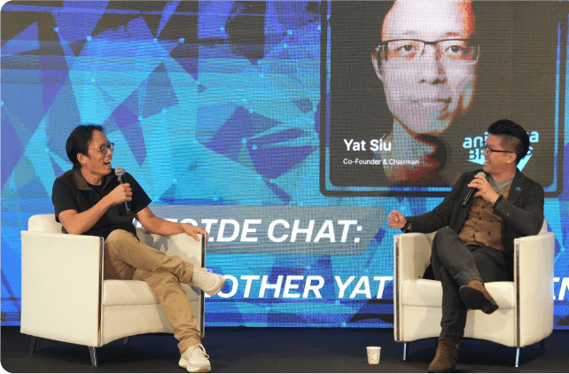 Fireside chat panel